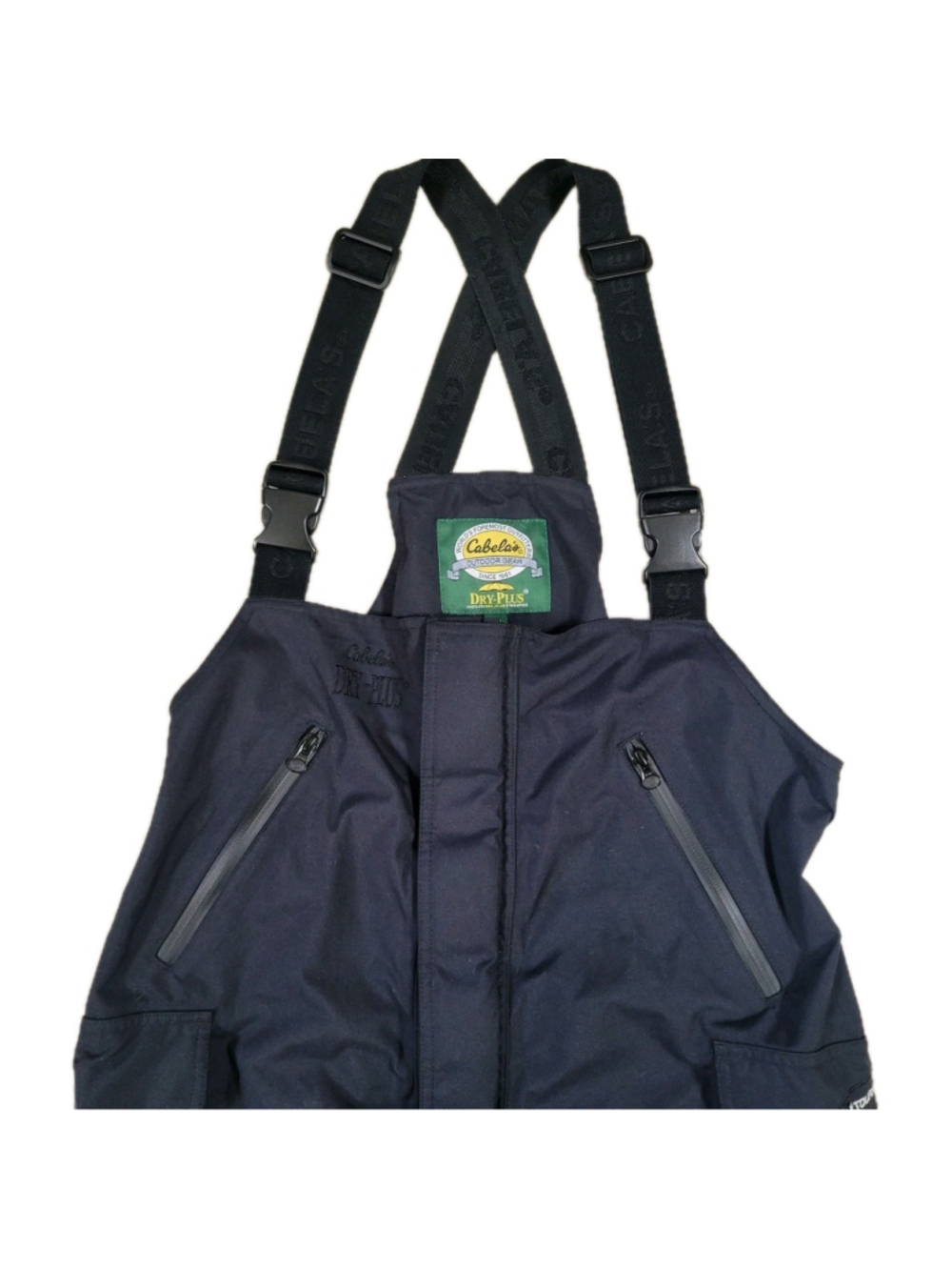 Cabelas Dry Plus Men Black Gore-Tex Thinsulate Hunting Insulated Overalls Medium - Picture 10 of 14